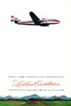 1945 There's A New Standard In Air Transportation! Lockheed Constellation
