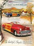 1946 Chrysler Town and Country. A triumph in smart motor cars