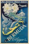 1947 Pan American World Airways. Bermuda by Clipper