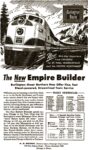 1947 The New Empire Builder. Burlington Route
