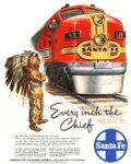 1948 Every inch the Chief. Santa Fe