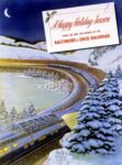 1949 A Happy Holiday Season. Baltimore & Ohio Railroad