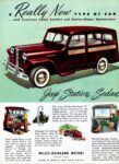 1949 Willys Jeep Station Sedan ... with Luxurious Sedan Comfort and Station-Wagon Spaciousness