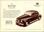 1952 Rover Seventy-Five Ad