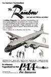 1953 Pan American's Touristendienst The Rainbox jetzt auch nach Pakistan und Indien!