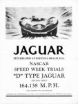 1955 Jaguar 'D' Type Sets Record At Daytona Beach, Fla.