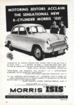 1955 Morris Isis. Motoring Editors Acclaim The Sensational New 6-Cylinder Morris 'Isis'