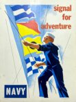 1955 signal for adventure. Navy