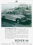1956 Rover 60. Travelling first class