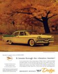 1957 Dodge Custom Royal 4-Door Sedan. It breaks through the vibration barrier!