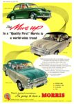 1957 Morris Range. The Move up to a 'Quality First' Morris is a world-wide trend