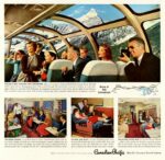 1957 Route of The Canadian. Canadian Pacific