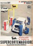 1957 Servizio Agip. Il Pieno Di Supercortemaggiore la potente benzina italiana