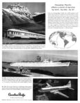 1958 Canadian Pacific offers a world of service by land... by sea... by air