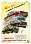 1958 Morris Range. Move up To 'Quality First' Motoring