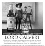 1960 It Took 25 Years To Create Today's Lord Calvert