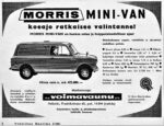 1961 Morris Mini-Van koeajo ratkaisee valintanne!
