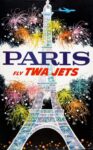 1962 Paris. Fly TWA Jets