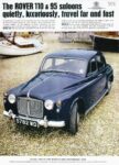 1963 Rover 110 & 95 saloons quietly, luxuriously, travel far and fast