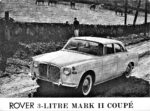 1963 Rover 3-Litre Mark II Coupé