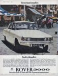 1965 Rover 2000. Internationalist. Individualist