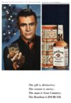1966 The gift is distinctive. The season is merry. The man is Sean Connery. The Bourbon is Jim Beam
