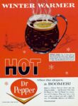 1966 Winter Warmer. Hot. After the slopes, a Boomer! Dr Pepper