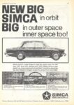 1967 Simca 1301 and 1501 in orbit in outer space inner space too!