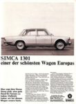 1967 Simca 1301 einer der schönsten Wagen Europas