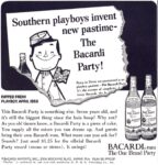 1967 Southern playboys invent new pastime - The Bacardi Party!