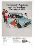 1970 Morris 1500. The friendly Avis team and the loved one