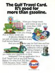 1972 The Gulf Travel Card. It's good for more than gasoline