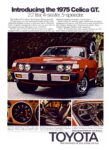 1975 Toyota Celica GT. 2.2 liter, 4-seater, 5-speeder