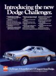 1977 Dodge Challenger. A beautiful new GT import from Dodge
