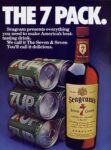 1977 The 7 Pack. Seagram's Seven 7 Crown