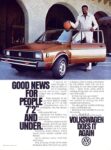 1979 Volkswagen Rabbit with Wilt Chamberlain