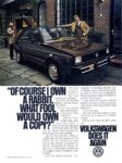1979 Volkswagen Rabbit. 'Of course I Own A Rabbit. What Fool Would Own A Copy'