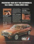 1982 AMC Eagle. Presenting Your Next Two Automobiles