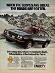 1982 American Motors Eagle SX-4. Hen The Slopes Are Great, The Roads Are Rotten