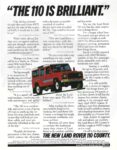 1985 Land Rover 110 Country. 'The 110 Is Brilliant'