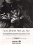 2010 Haiti's children need you now. Unicef