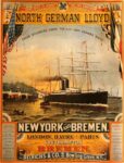 1884 North German Lloyd. New York and Bremen