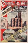 1890 Chemin de Fer du Nord. Trains Tramways Paris, St, Denis, Saint-Quen et Pantin