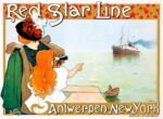 1899 Red Star Line. Antwerpen - New York