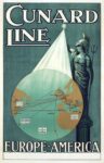 1900 Cunard Line. Europe - America