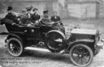 1909 White Steamer with President Taft and his family