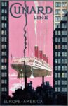 1920 Cunard Line. Europe-America