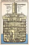 1925 Norddeutscher Lloyd Bremen. Doppelschraube-Dampfer 'Columbus'