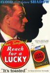 1929 Avoid that future Shadow. When Tempted Reach for a Lucky. Lucky Strike