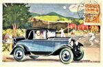 1929 Chevrolet Cabriolet (Polish Postcard)
